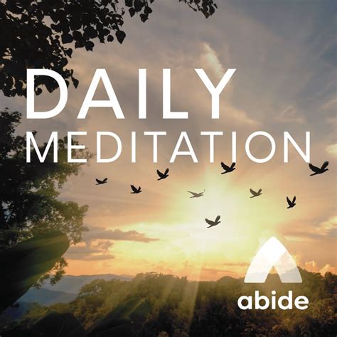Abide Christian Meditation .